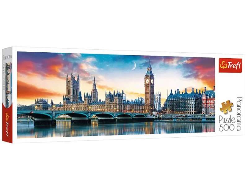 Puzzle 500 Trefl: Big Ben and Palace of Westminster, London