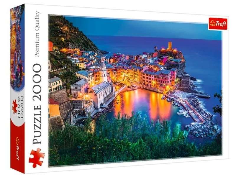 Puzzle 2000 Trefl: Vernazza o zmierzchu
