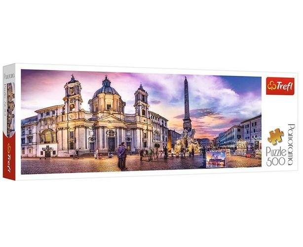 Puzzle 500 Trefl: Piazza Navona, Rzym