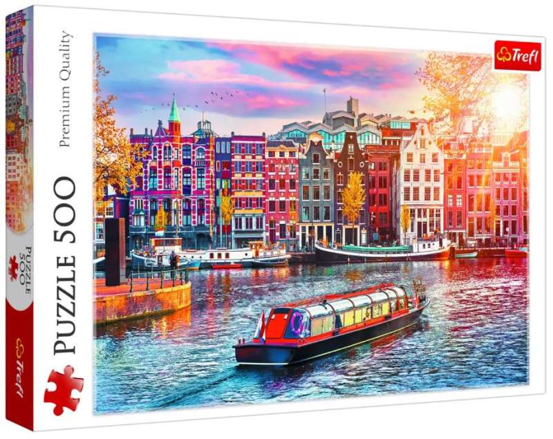 Puzzle 500 Trefl: Amsterdam, Holandia