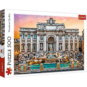 Puzzle 500 Trefl: Fontanna di Trevi, Rome