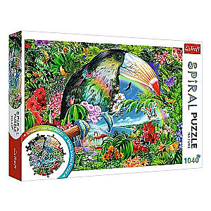 Puzzle 1040 Trefl: Tropical animals