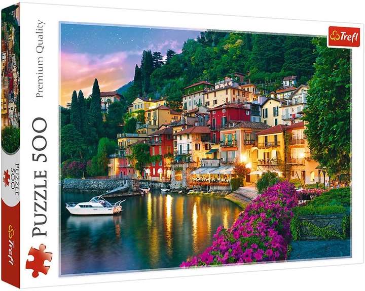 Puzzle 500 Trefl: Jezioro Como, Włochy