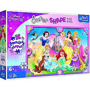 Puzzle 160 XL Trefl: Disney Princess