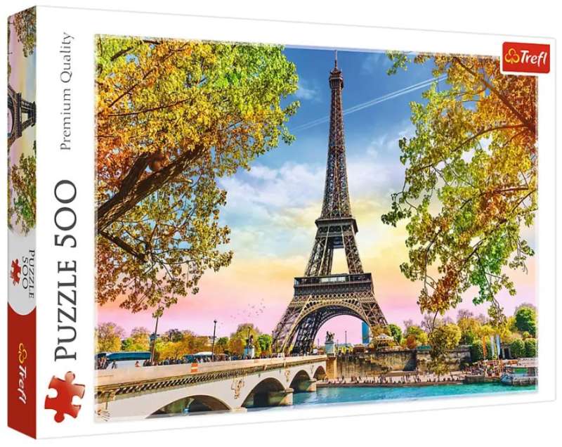 Puzzle 500 Trefl: Romantyczny Paryż