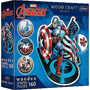 Puzzle 160 Trefl: Fearless Captain America