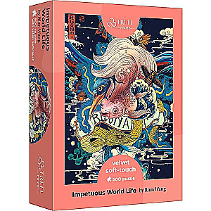 500 Piece Velvet Trefl Puzzle: Impetuous World Life