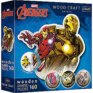 Puzzle 160 Wooden Shaped Trefl: Disney Marvel Heroes