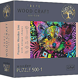 Puzzle 500+1 Trefl: Kolorowy Piesek