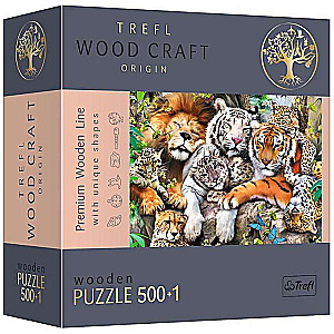 Puzzle 500+1 Trefl: Wild Cats in the Jungle