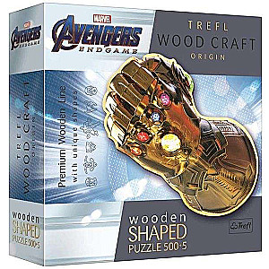 Puzle 500+5 Wooden Shaped Trefl: Infinity Gauntlet