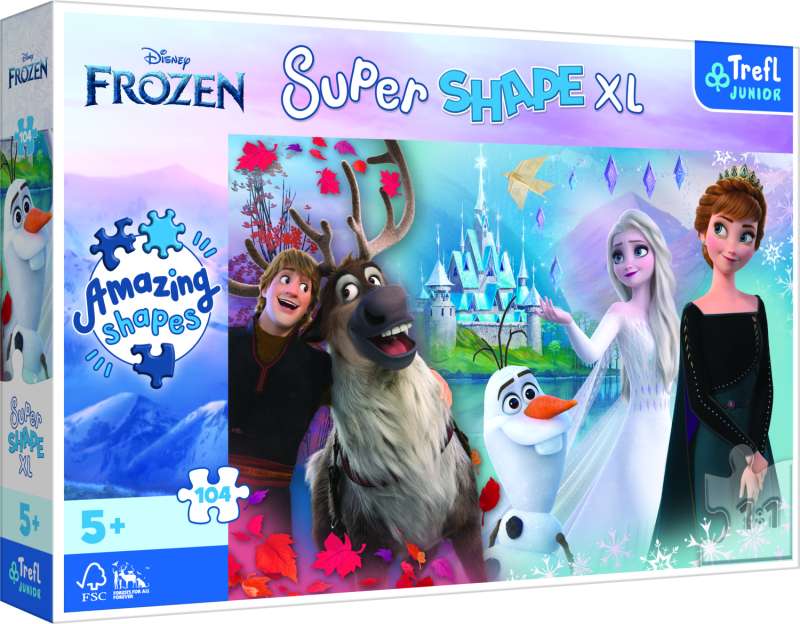 Puzzle 104 XL Trefl: Disney Frozen