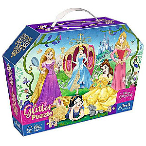 Puzzle 70 Glitter Trefl: Disney Princess