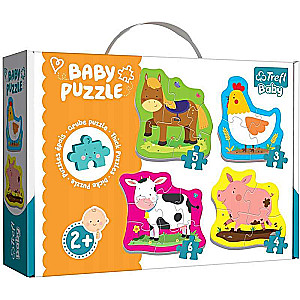 Baby Classic Trefl Puzzle: Animals on the farm