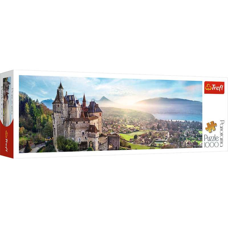 Puzzle 1000 Trefl: Zamek Menthon, Francja