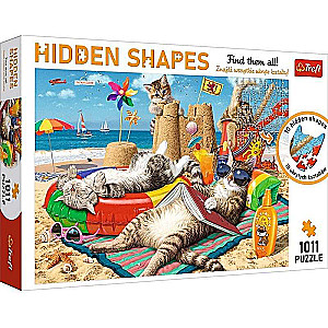 Puzzle 1011 Trefl: Feline Holidays