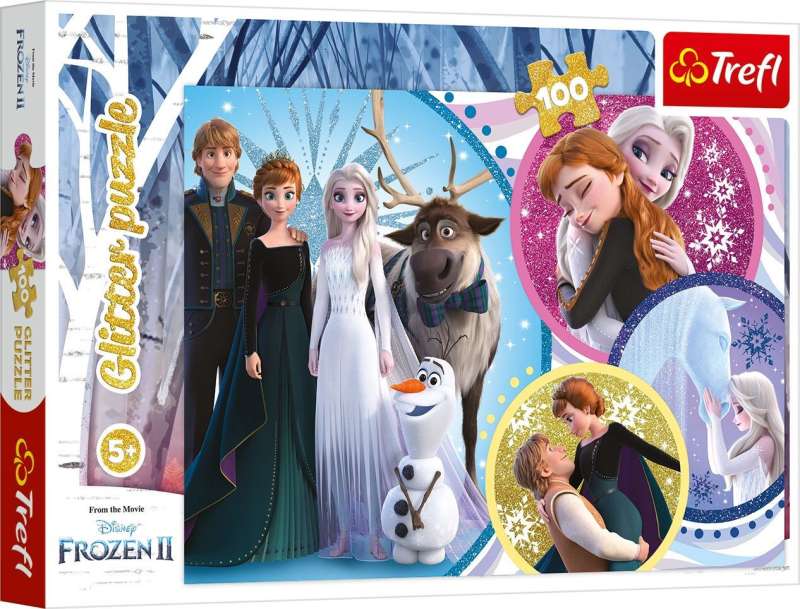 Puzzle 100 Trefl: Frozen 2. In the Radiance of Love