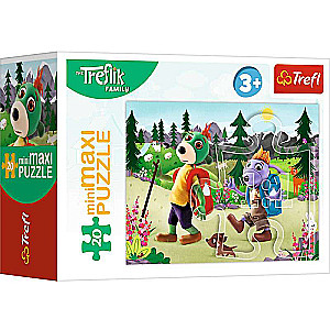 Puzzle mini-maksi Trefl: Rodzina Treflików