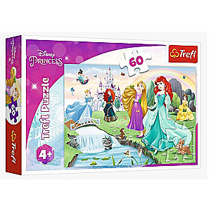 Puzzle 60 Trefl: Meet the Princesses