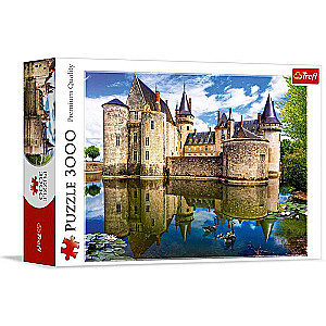 Puzzle 3000 Trefl: Castle in Sully-sur-Loire, France