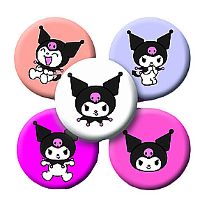 Badge Set. Kuromi 5 pcs.