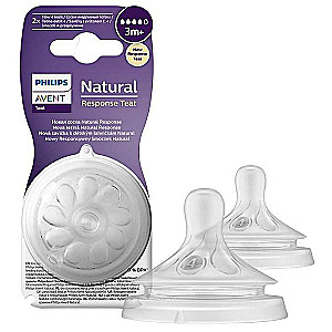 Philips Avent Silicone Pacifier: Anti-Colic, Medium Flow, 3 months+, 2 pcs.