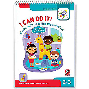 II Can Do It! Playing with Modelling Clay and Colour. Age 2-3 (Es varu veidot un zīmēt! Attēli no plastilīna. 2-3)