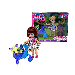 Lalka Hipo - Spacer z pupilem + akcesoria 