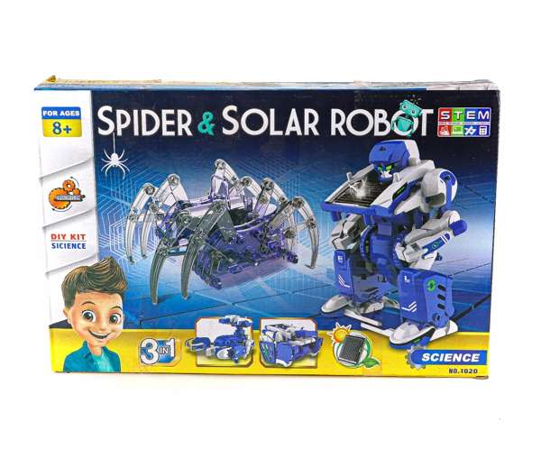 Solar Powered Transformer Robot 3-in-1