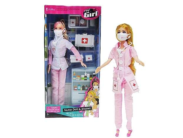 Doll Hipo - Nurse + accessories