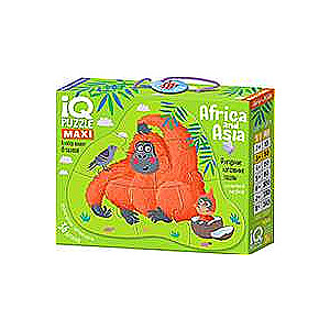 IQ Floor Puzzle Africa and Asia (Africa & Asia) 3+