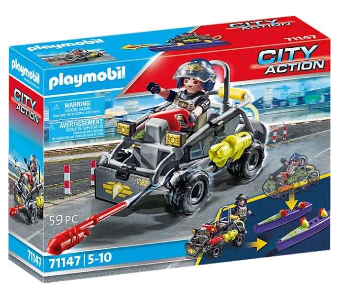 Constructor - Playmobil City Action Tactical Police All-Terrain Quad
