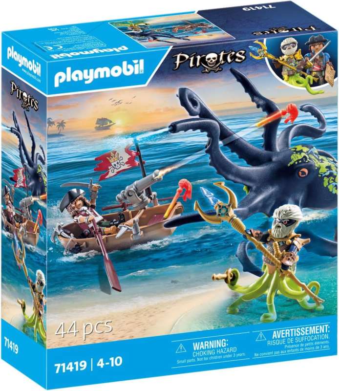 Constructor - Playmobil Pirates Battle Against The Giant Octopus