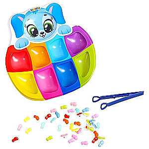Sorter for 8 colors Rainbow Bunnies with tweezers
