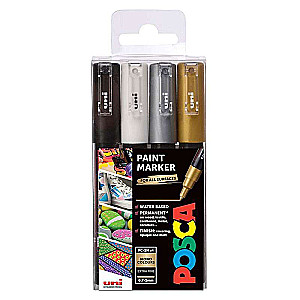 Zestaw markerów UNI Posca PC-1M, 4 szt