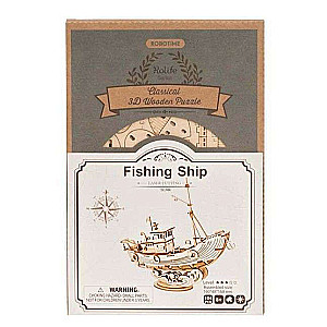 Wooden 3D Puzzle ROBOTIME - Fishing Ship