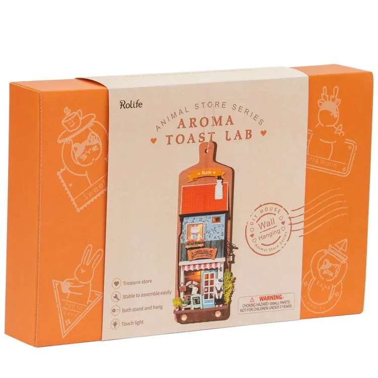 3D Folding Miniature ROBOTIME - Aroma Toast Lab