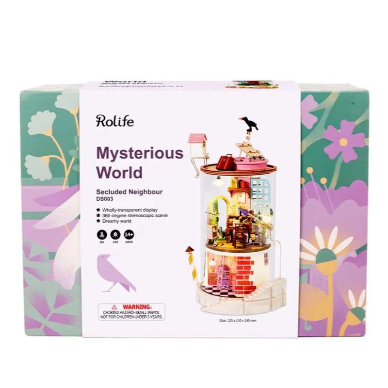 3D Foldable Miniature ROBOTIME Rolife - Mysterious World