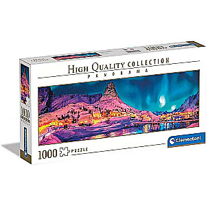 Puzzle 1000 Clementoni: Colorful Night over the Lofoten Islands