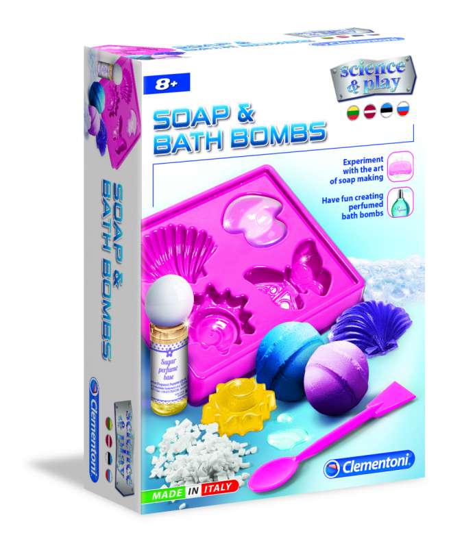 Creative Set Clementoni: Soap & Bath Bombs