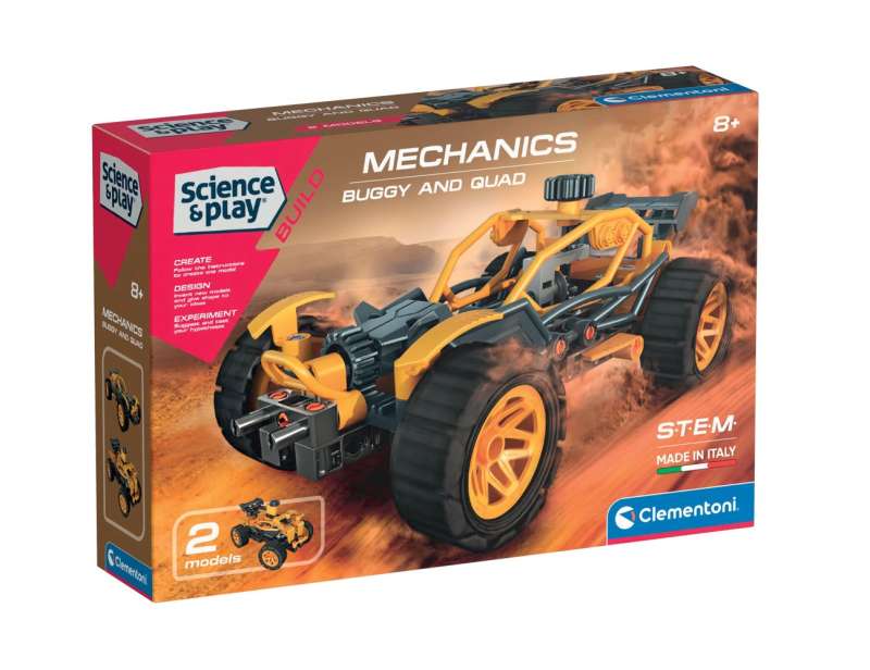 Clementoni Buggy & Quad 2 in 1 Constructor