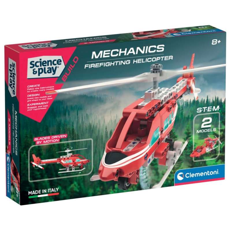 Clementoni Constructor: Firefighters Helicopter