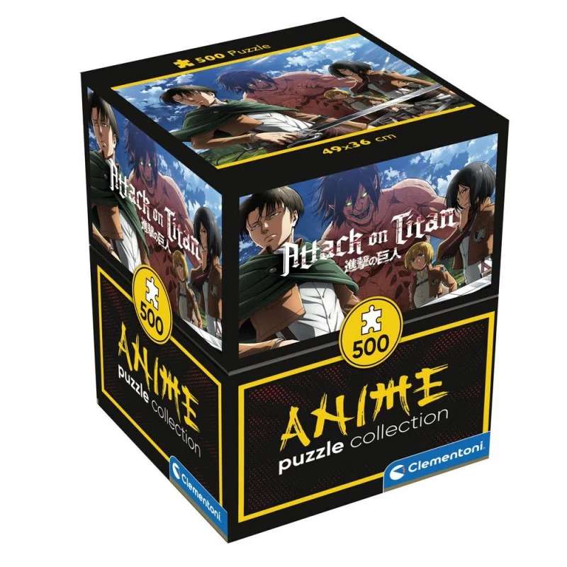 500 Piece Puzzle Clementoni: Anime Cube - Attack on Titans