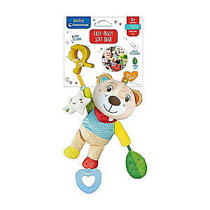 Clementoni Stroller Rattle: Easy-Peasy Soft Bear