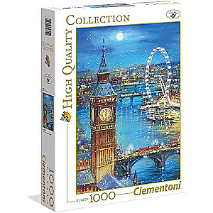 Puzzle 1000 CLEMENTONI SNOW FLAKES ON THE
