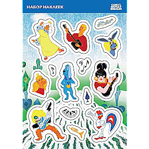 Bremen Town Musicians. Stickers
