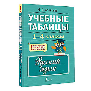 Educational tables. Russian language. Grades 1-4