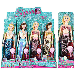 Mermaid Doll with Sequins, mix