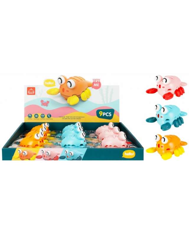 Pull Toy - Crab, mix