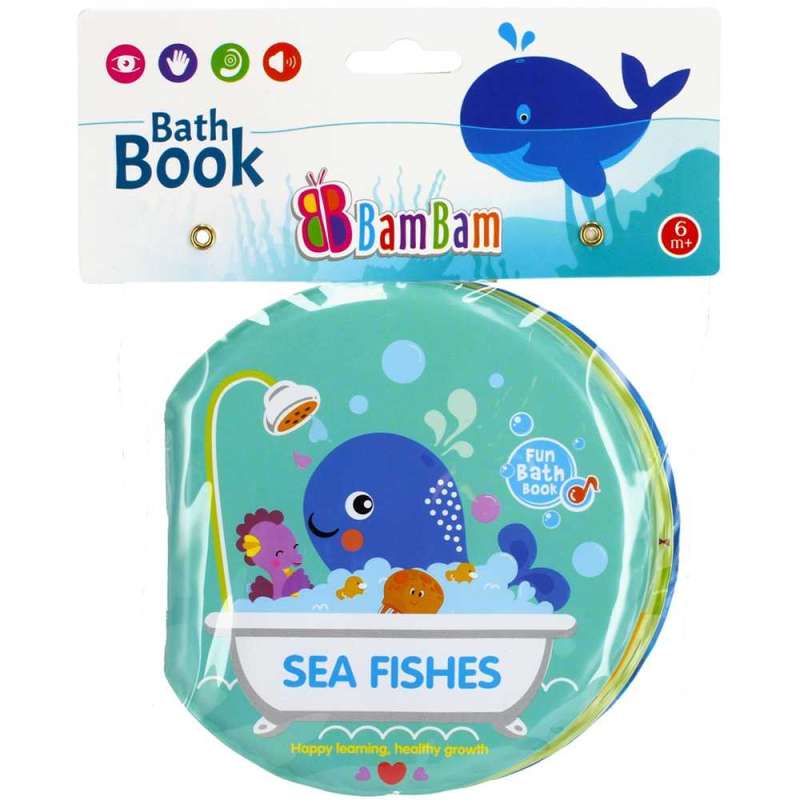 Bath toy BamBam - Bath Book: Sea Fishes
